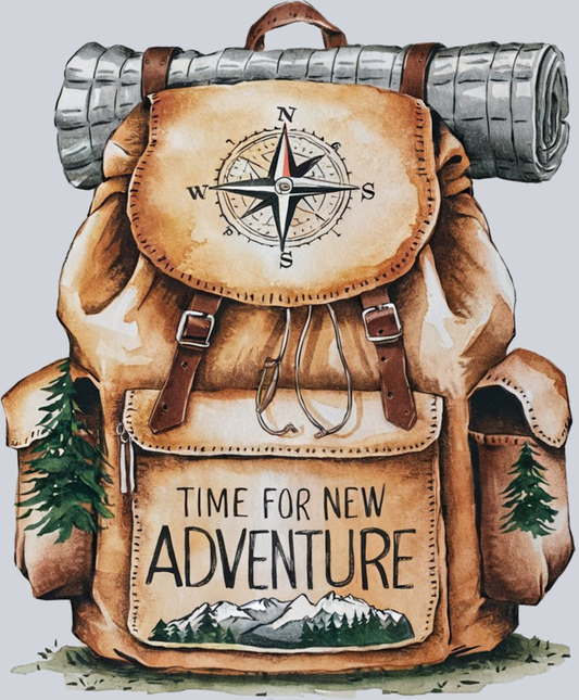 DTF Transfer Camping - Time for New Adventure