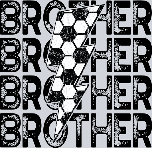 DTF Transfer Soccer - Brother Brother Brother Brother