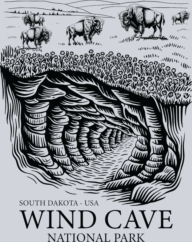 DTF Transfer National Parks - Wind Cave National Park