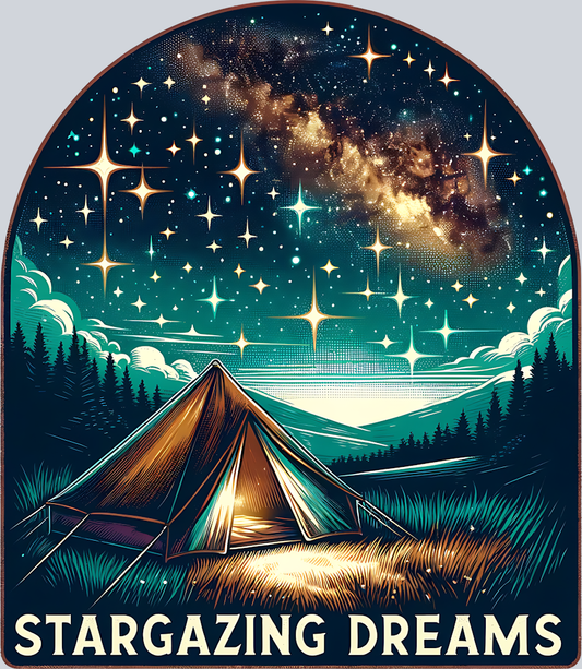 DTF Transfer Camping - Stargazing Dreams