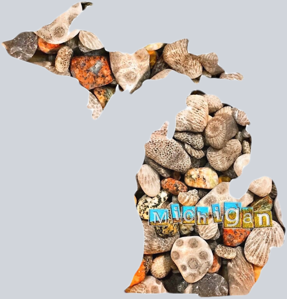 DTF Transfer Michigan - Rocks