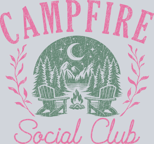 DTF Transfer Camping - Campfire Social Club