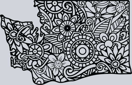 DTF Transfer Washington - Mandala