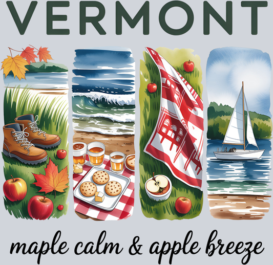 DTF Transfer Vermont - Maple Calm & Apple Breeze