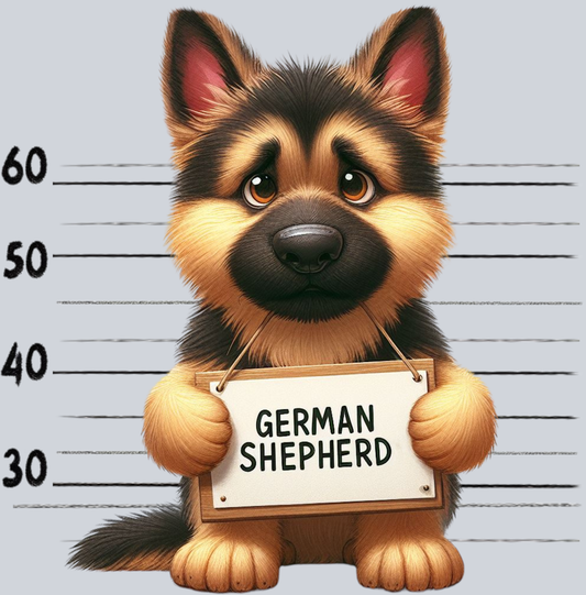 DTF Transfer Dogs - Jail  German Shepherd