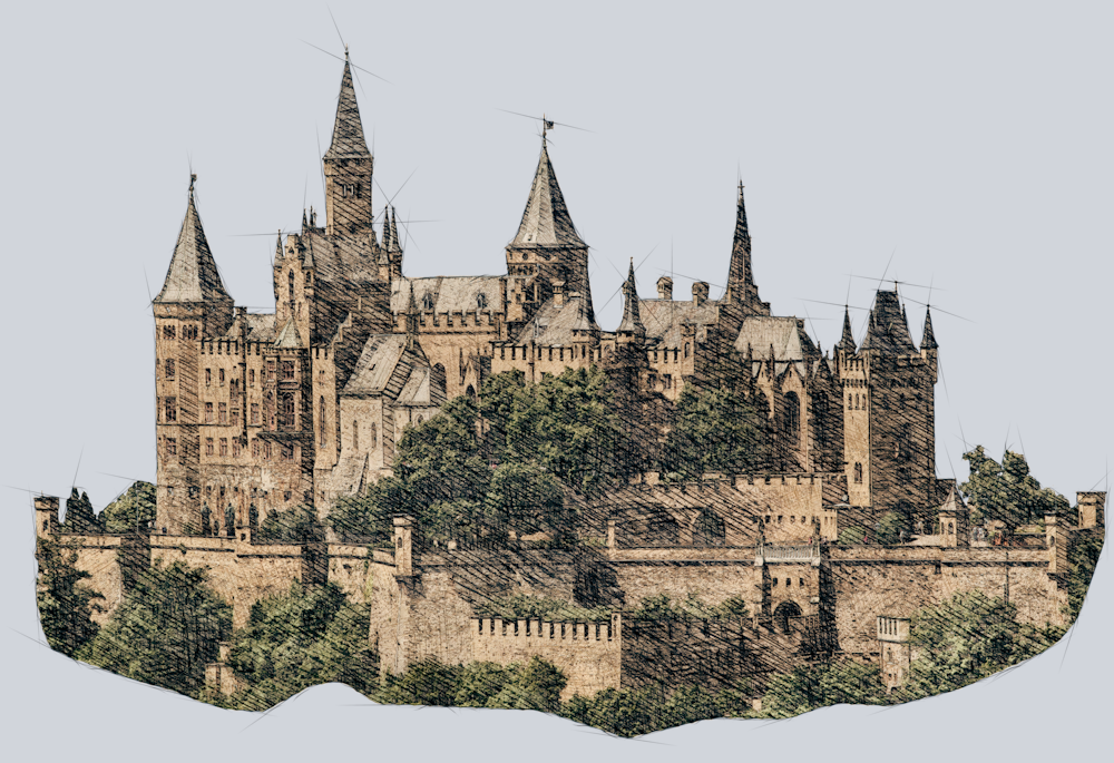 DTF Transfer Medieval - Massive Castle