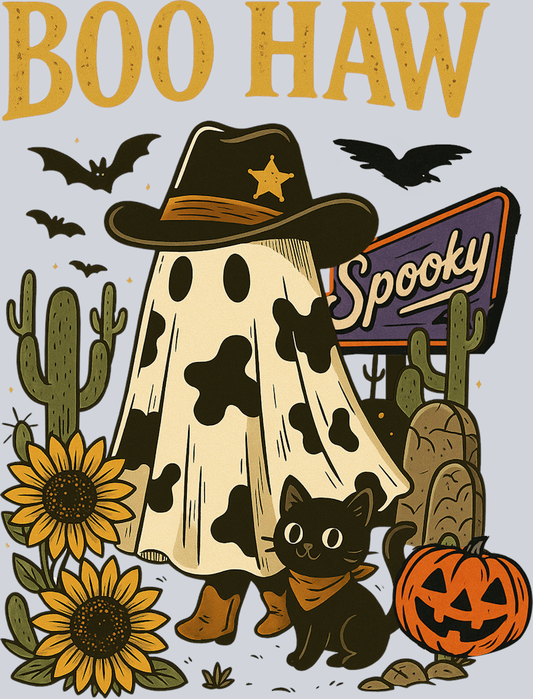 DTF Transfer Halloween - Boo Haw