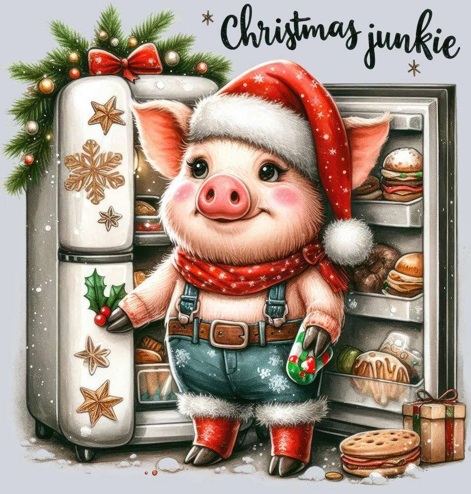 DTF Transfer Christmas - Christmas Junkie