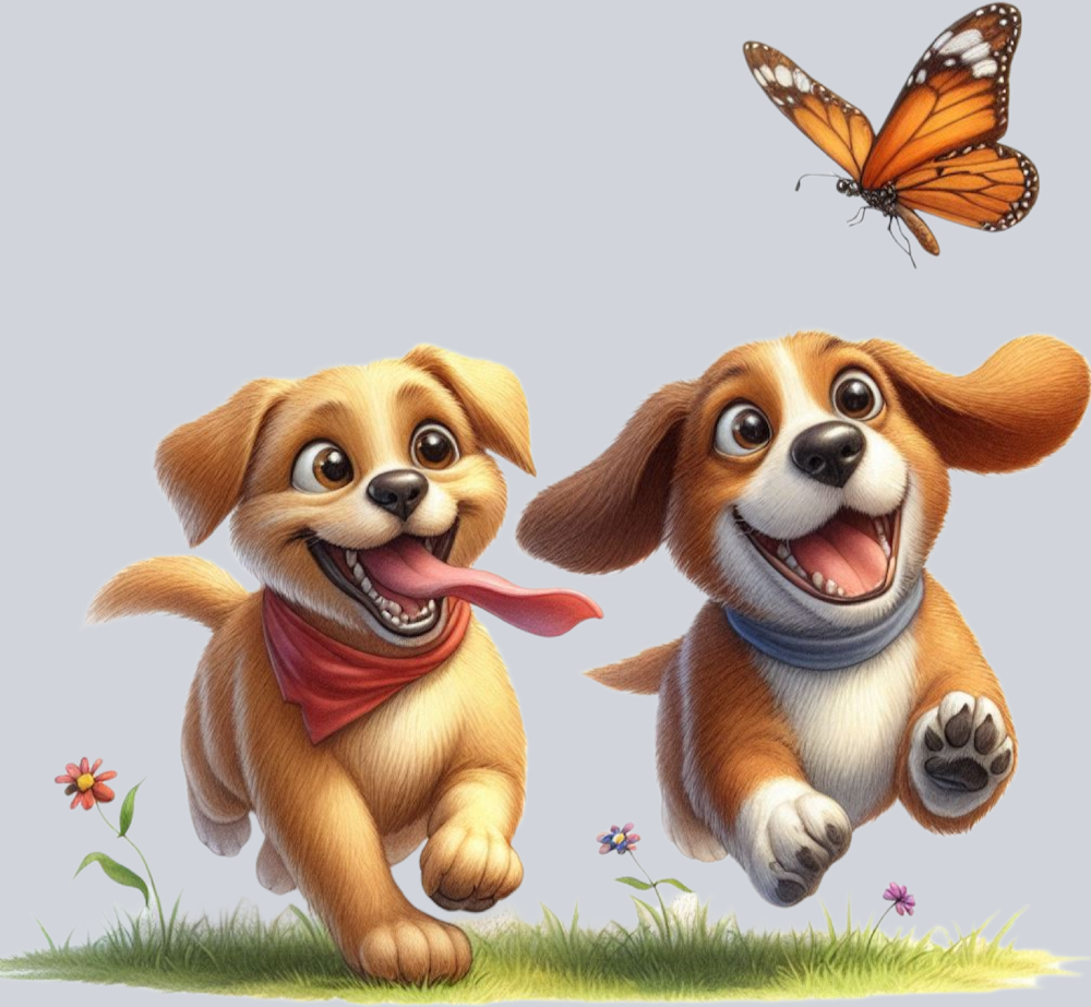 DTF Transfer Dogs - Double Case
