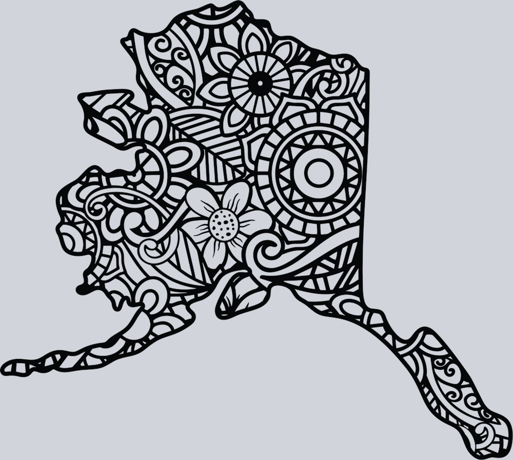 DTF Transfer Alaska - Mandala