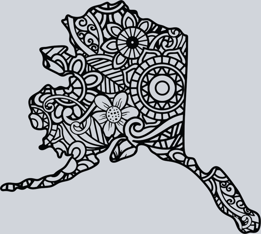 DTF Transfer Alaska - Mandala