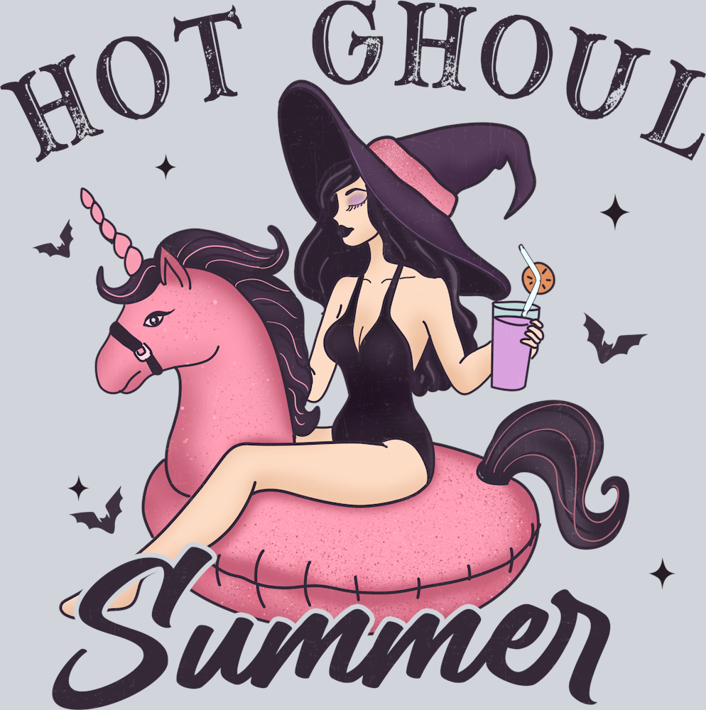 DTF Transfer Halloween - Hot Ghoul Summer