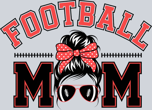 DTF Transfer Football - Football Mom