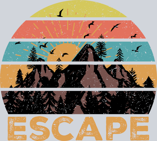 DTF Transfer Camping - Escape