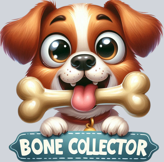DTF Transfer Dogs - Bone Collector