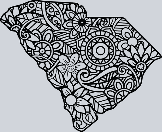 DTF Transfer South Carolina - Mandala