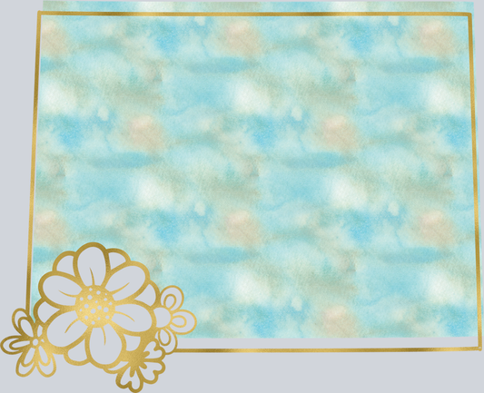 DTF Transfer Wyoming - Watercolor