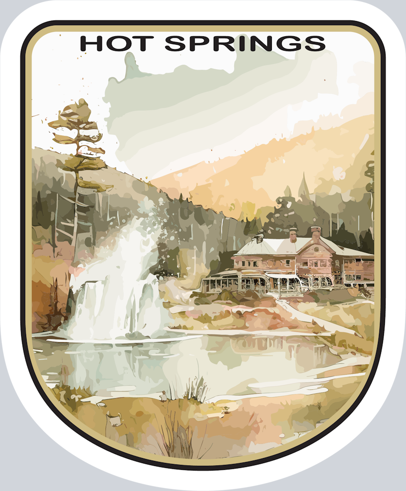 DTF Transfer National Parks - Hot Springs