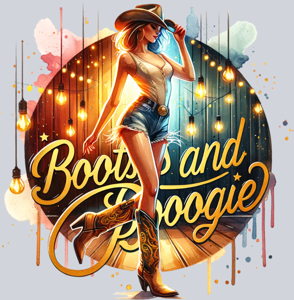 DTF Transfer Western - Boots and Boogie