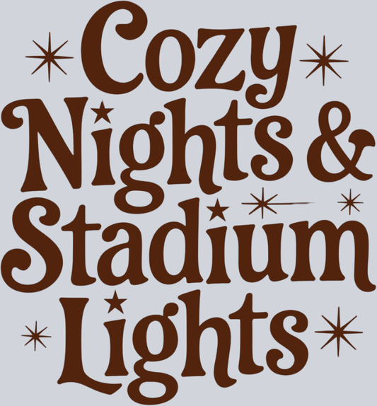 DTF Transfer Football - Cozy Nights & Stadium Lights