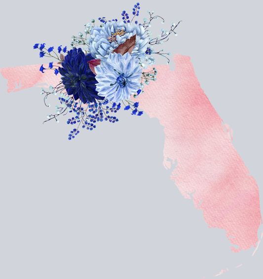 DTF Transfer Florida - Flowers Watercolor