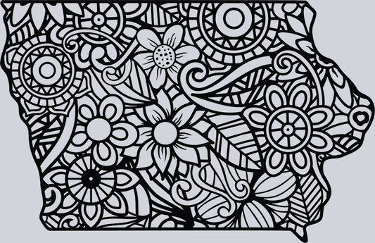 DTF Transfer Iowa - Mandala