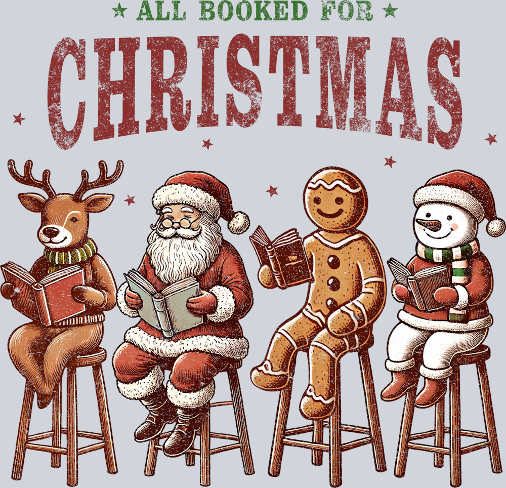 DTF Transfer Christmas - All booked for Christmas