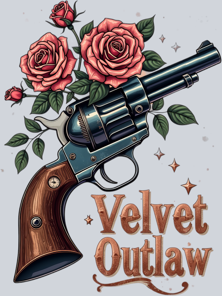 DTF Transfer Western - Velvet Outlaw