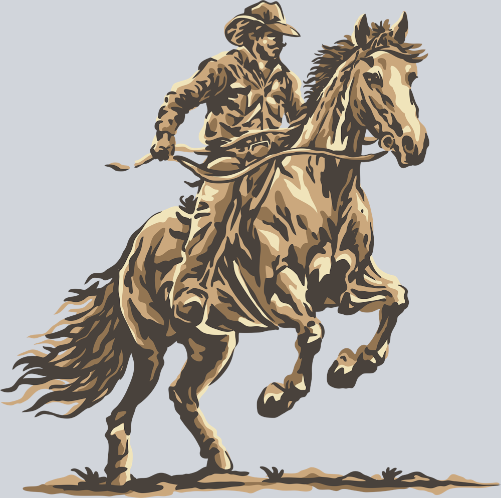 DTF Transfer Western - Cowboy