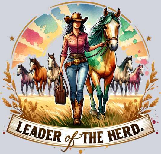 DTF Transfer Western - Leader of the Herd