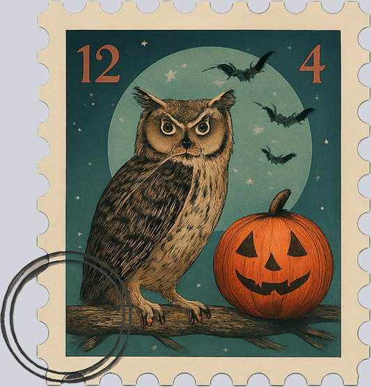 DTF Transfer Halloween - Postage Stamps 3
