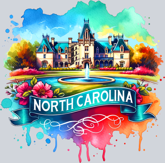 DTF Transfer North Carolina - Retro Travel