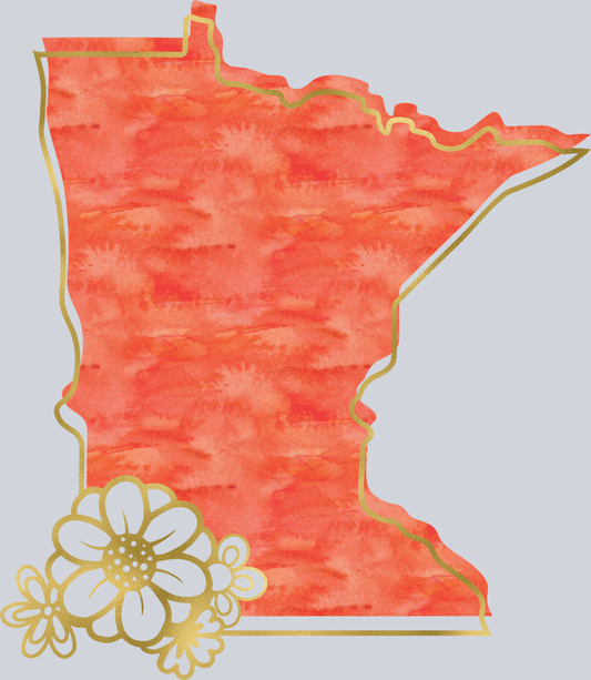 DTF Transfer Minnesota - Watercolor