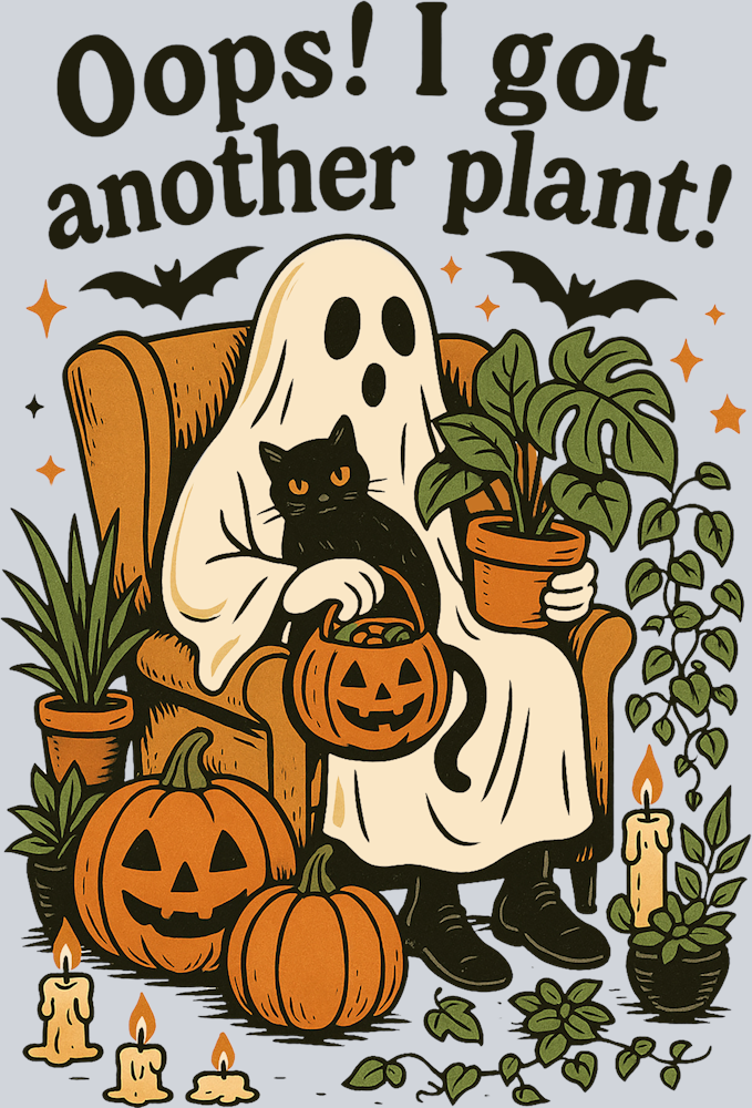 DTF Transfer Halloween - Oops! I got Another Plant!