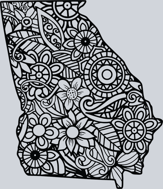 DTF Transfer Georgia - Mandala