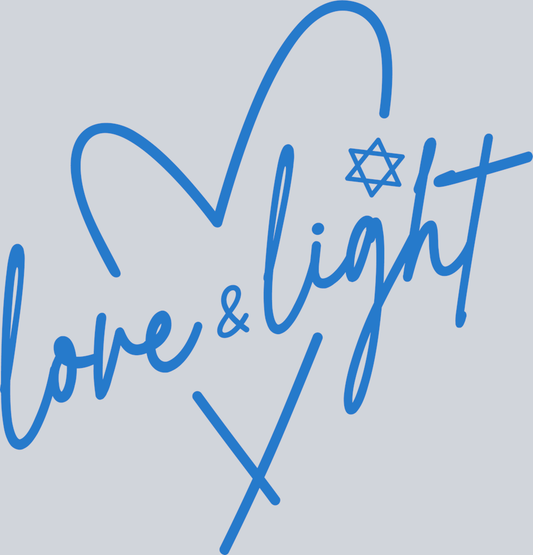 DTF Transfer Hanukkah - Love & Light