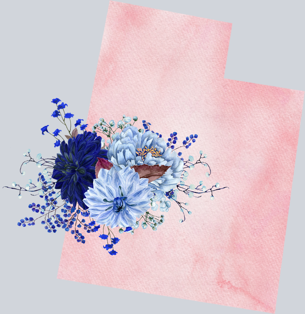 DTF Transfer Utah - Flowers Watercolor