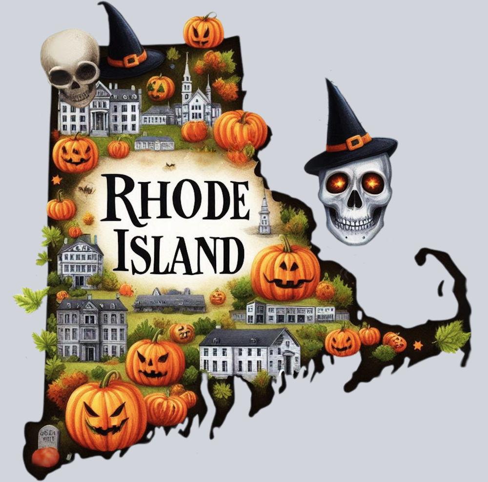 DTF Transfer Halloween States - Rhode Island