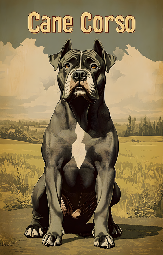 DTF Transfer Dogs - Cane-Corso