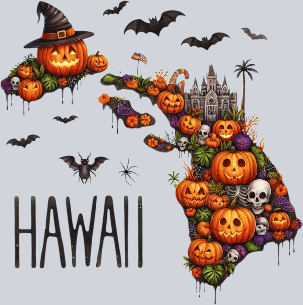 DTF Transfer Halloween States - Hawaii