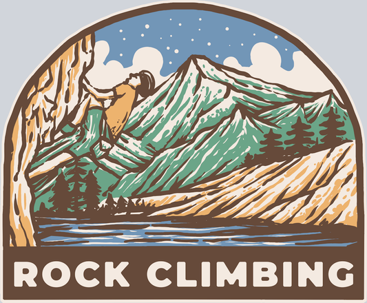 DTF Transfer Rock Climbing - Rock Climbing