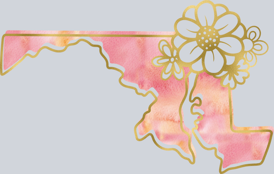DTF Transfer Maryland - Watercolor