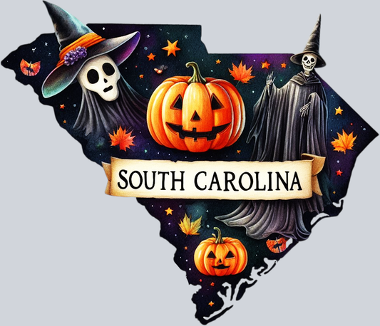 DTF Transfer Halloween States - South Carolina