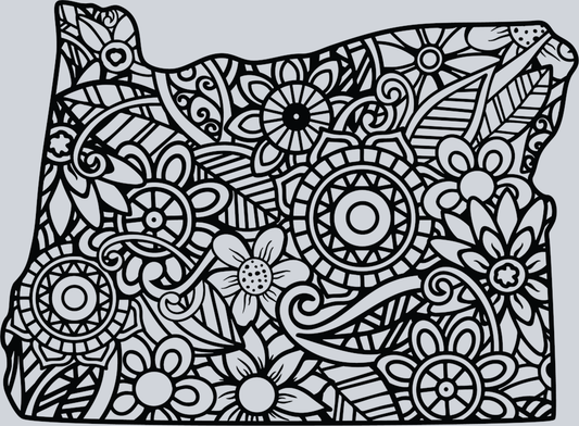 DTF Transfer Oregon - Mandala