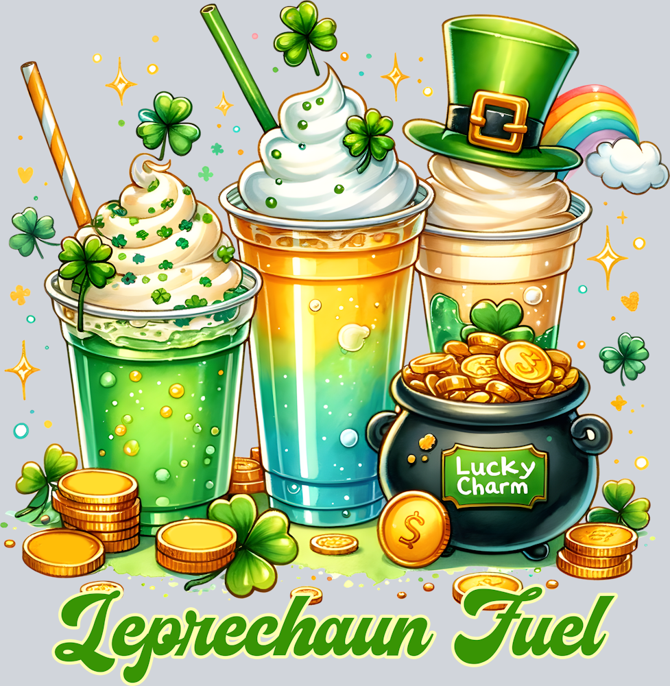 DTF Transfer St. Patrick's Day - Leprechaun Fuel