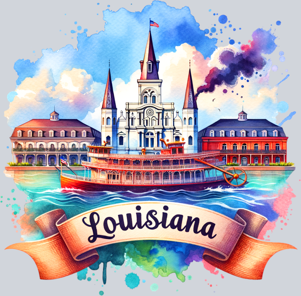 DTF Transfer Louisiana - Ship