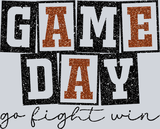 DTF Transfer Football - Game Day go fight win