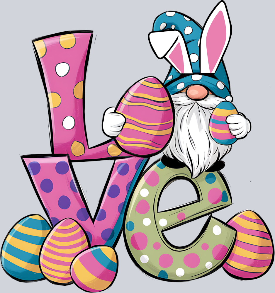 DTF Transfer Easter - Love