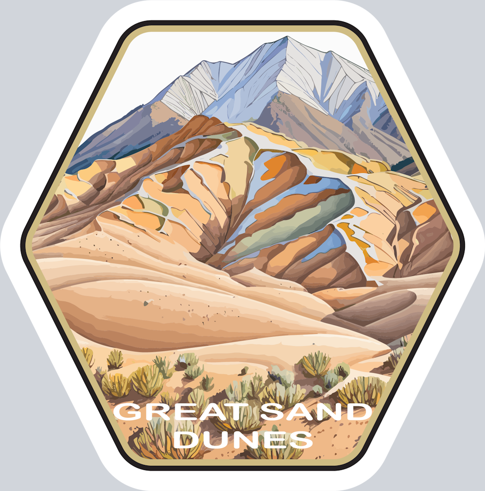 DTF Transfer National Parks - Great Sand Dunes
