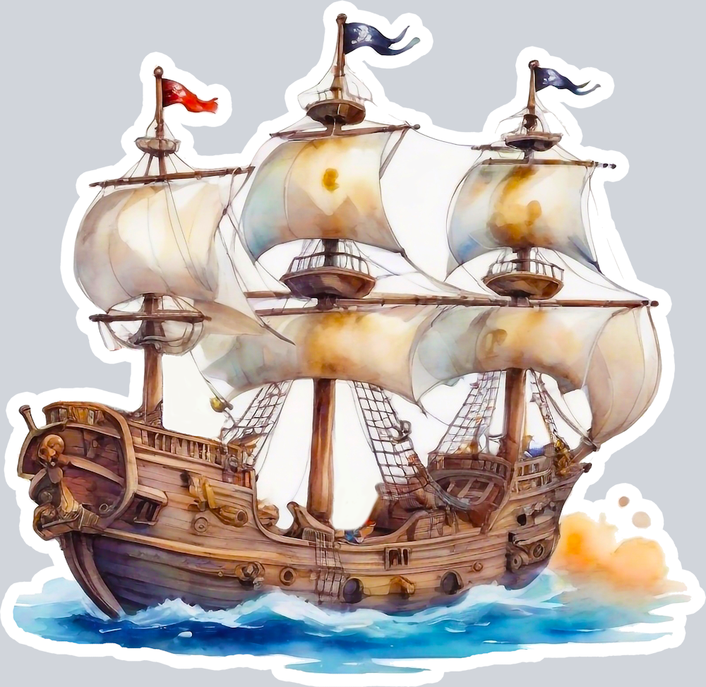 DTF Transfer High Seas - High Seas Ship